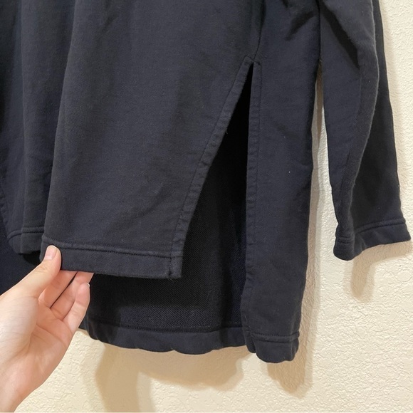 Athleta Black Yogi High Hooded Sweatshirt Size Small Women - Picture 6 of 10